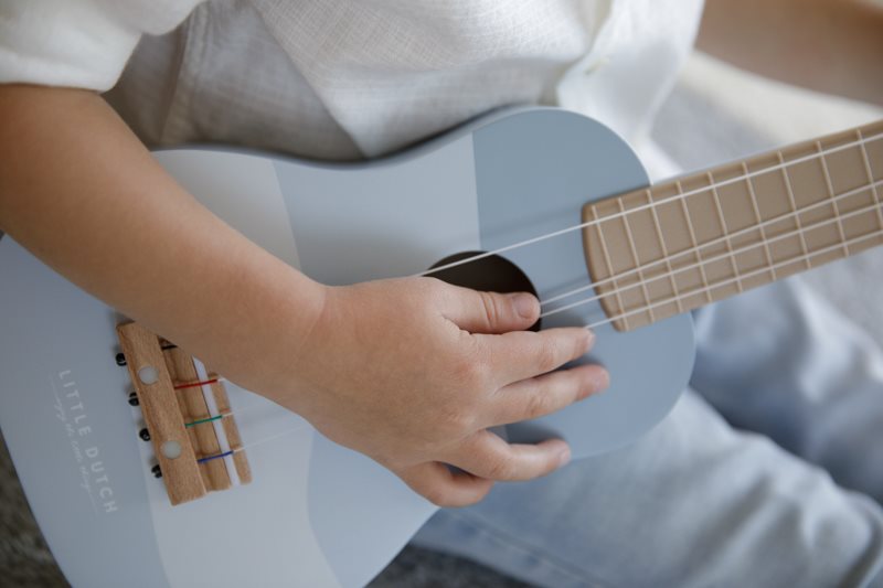 LITTLE DUTCH GUITAR BLUE - Image 4
