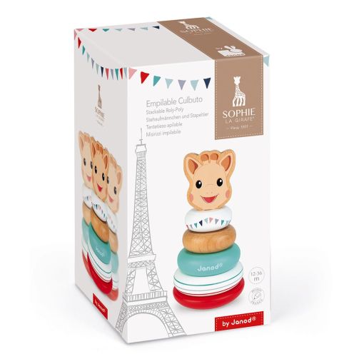 JANOD SOPHIE LA GIRAFE STACKABLE ROLLY-POLY