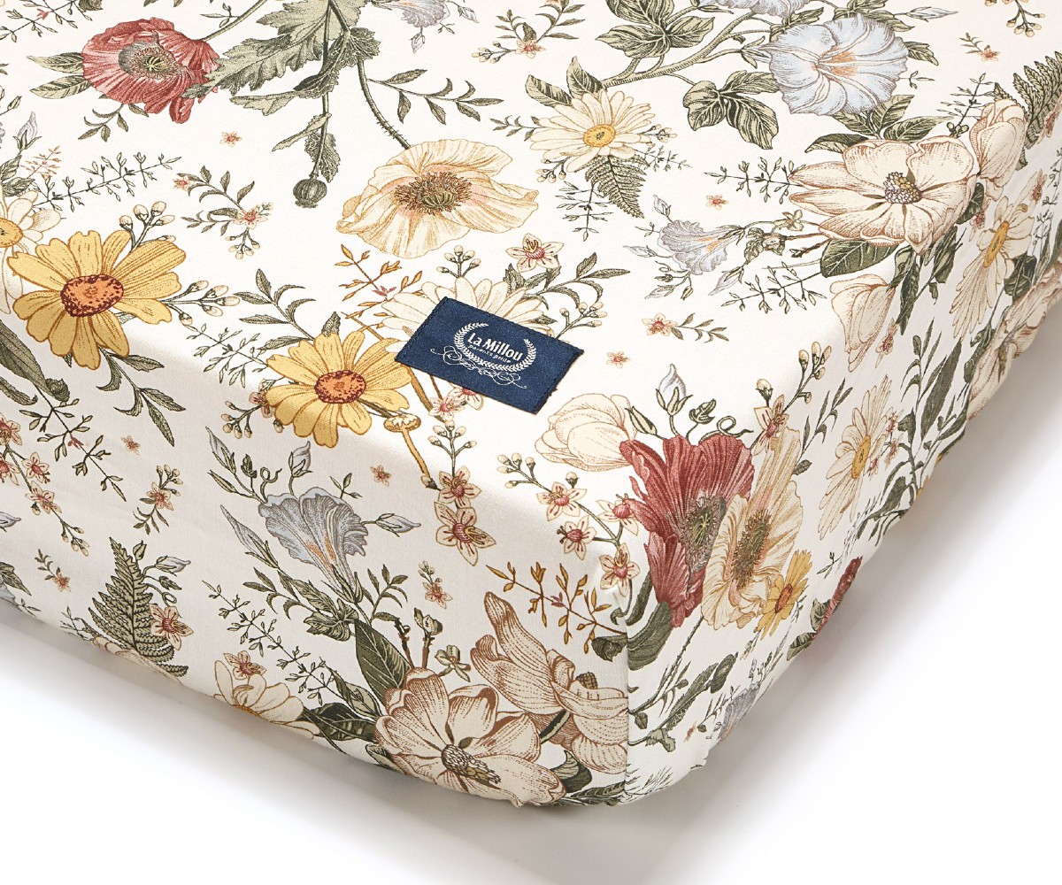 LA MILLOU FITTED SHEET VINTAGE MEADOW