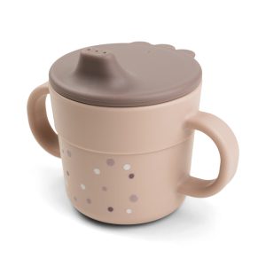 DONEBYDEER SPOUT CUP PP HAPPY DOTS POWDER