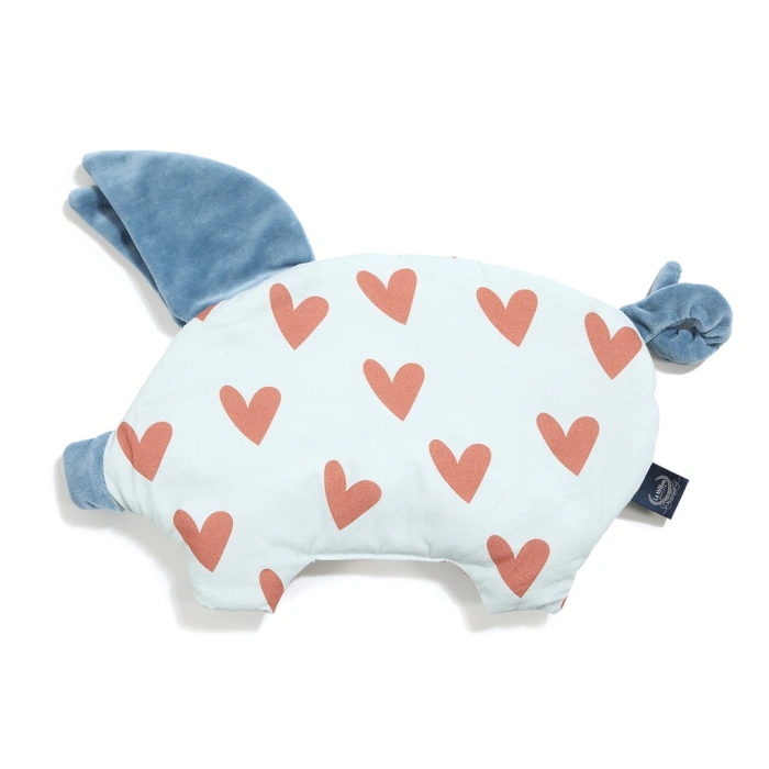 SLEEPY PIG COTTO HEARTBEAT BLUE