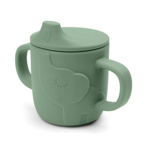 DONEBYDEER PEEKABOO SPOUT CUP ELPHEE GREEN