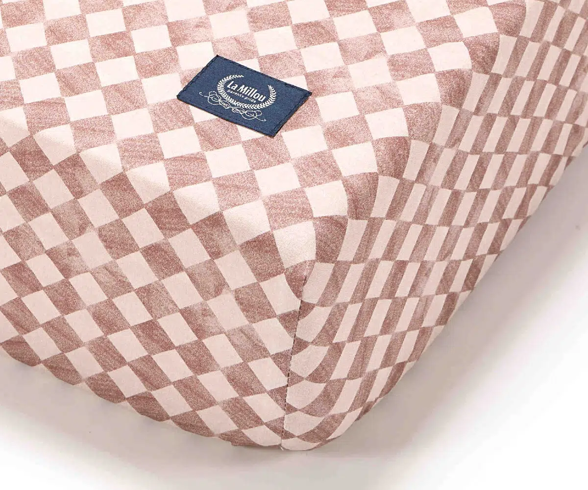 LA MILLOU FITTED SHEET PRINCESS CHESSBOARD