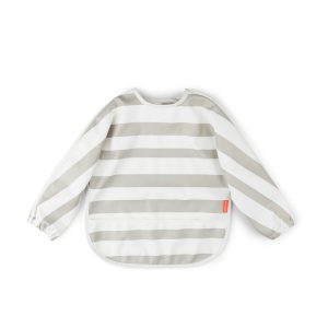 DONEBYDEER SLEEVED BIB STRIPES SAND