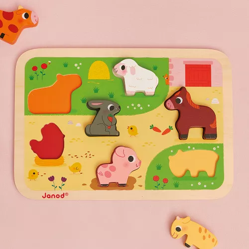 JANOD CHUNKY PUZZLE FARM - Image 2