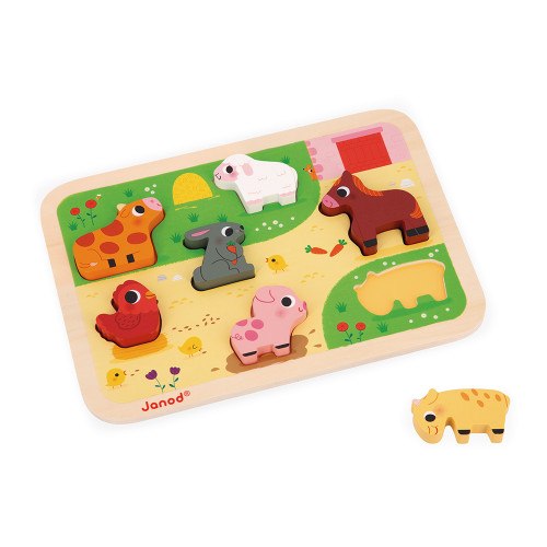 JANOD CHUNKY PUZZLE FARM - Image 3
