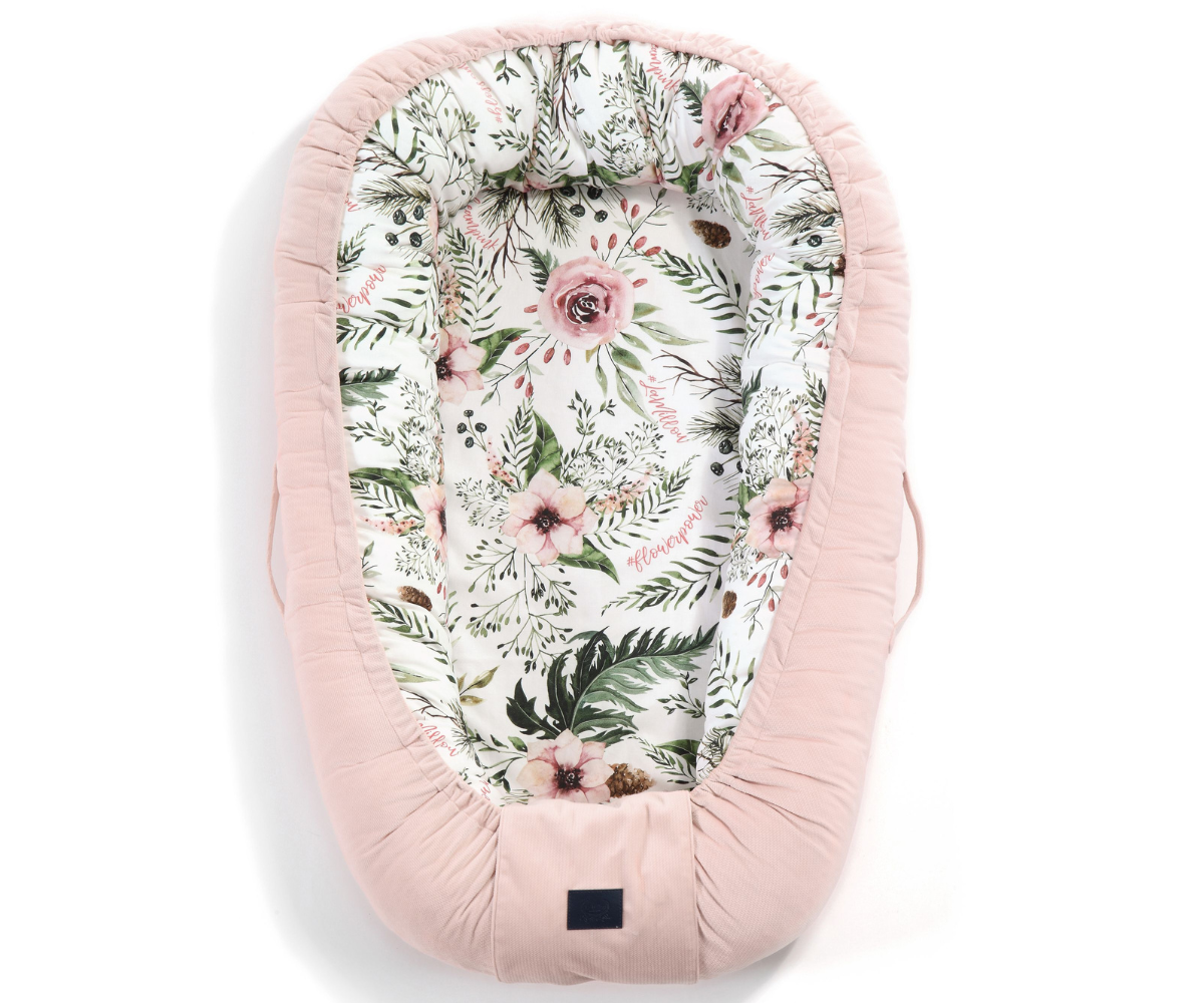BABY NEST WILD BLOSSOMS SMOKE ROSE