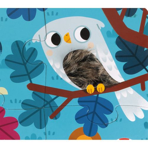 JANOD Tactile Puzzle Forest Animals 20 pieces - Image 4