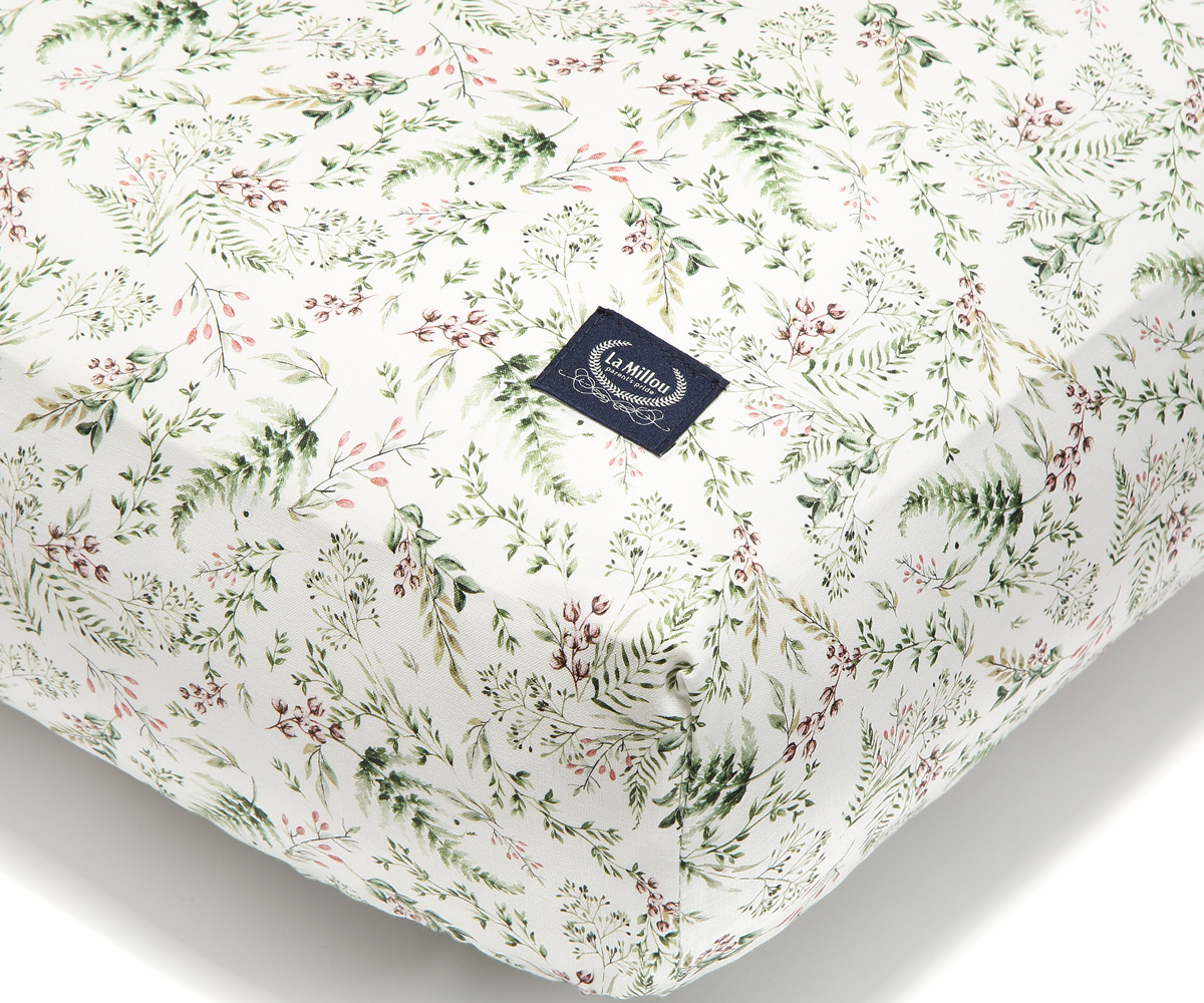 LA MILLOU FITTED SHEET WILD BLOSSOM & FOREST