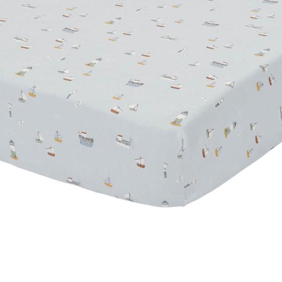 LITTLE DUTCH FITTED SHEET SAILORS BLUE 70*140