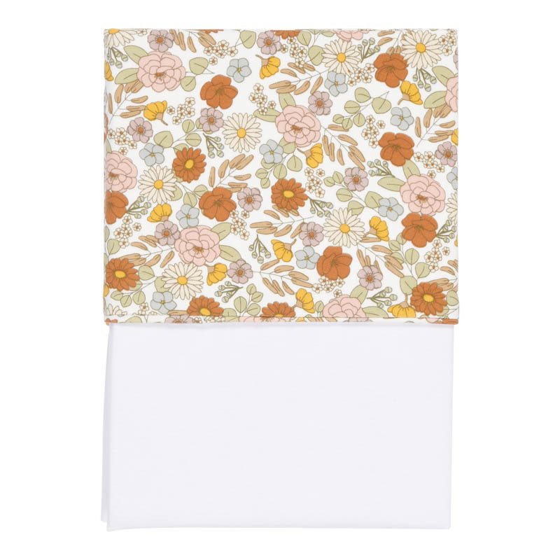 LITTLE DUTCH COT SHEET VINTAGE FLOWERS