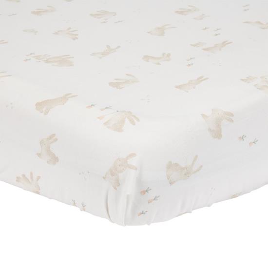 LITTLE DUTCH FITTED SHEET BUNNY