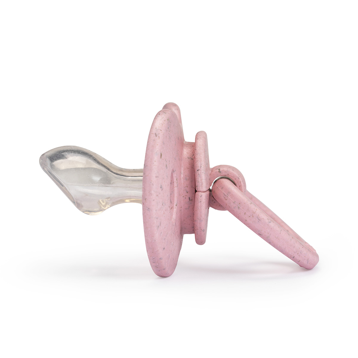 ELODIE BAMBOO SILICONE ORTHODONTIC PACIFIER 3M+ CANDY PINK - Image 2