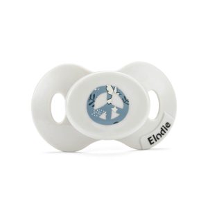 ELODIE ORTHODONTIC SILICONE PACIFIER 0-6M PEACE