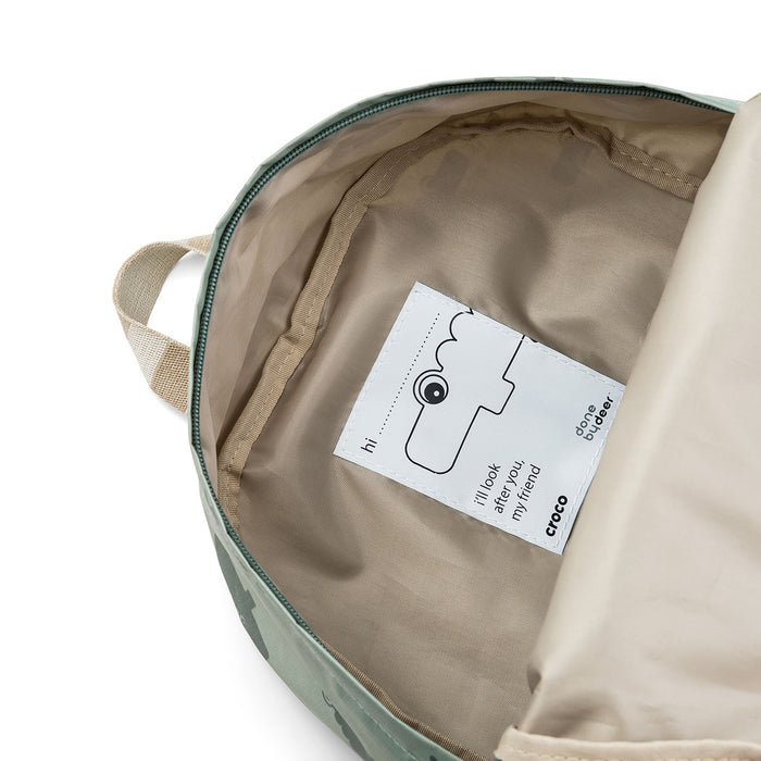 DONE BY DEER KIDS BACKPACK CROCO GREEN - Image 3
