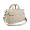 DONE BY DEER QUILTED CHANGING BAG SAND