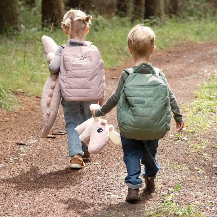 DONE BY DEER QUILTED BACKPACK CROCO POWDER - Image 4