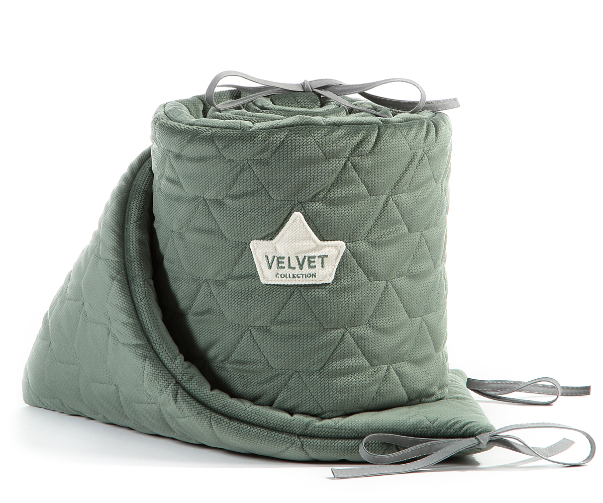 LA MILLOU COT BUMPER VELVET KHAKI