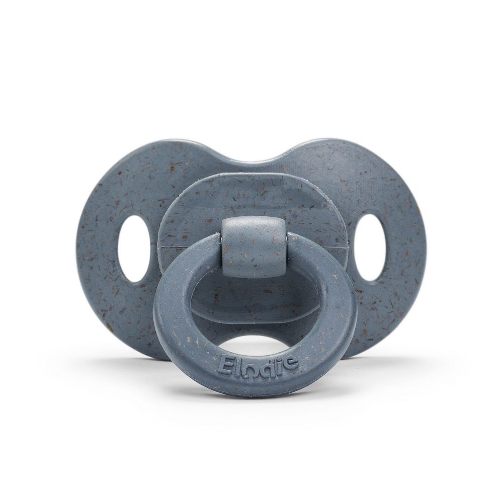 ELODIE BAMBOO SILICONE ORTHODONTIC PACIFIER 3M+ TENDER BLUE
