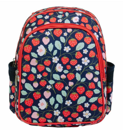 A LITTLE LOVELY COMPANY BACKPACK STRAWBERRIES INSUL.