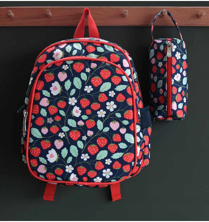 A LITTLE LOVELY COMPANY BACKPACK STRAWBERRIES INSUL. - Image 4