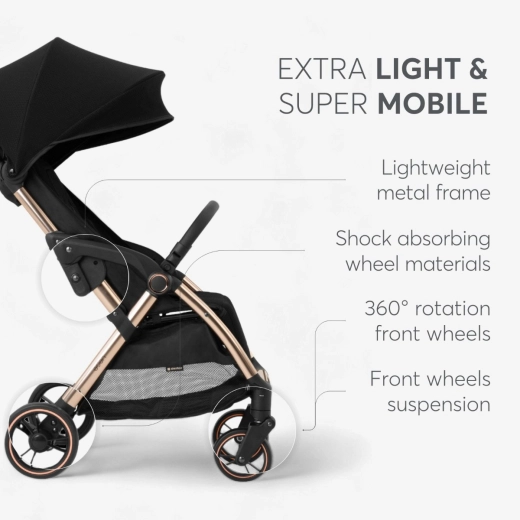 KIKKABOO PUSHCHAIR EDEN BEIGE - Image 6