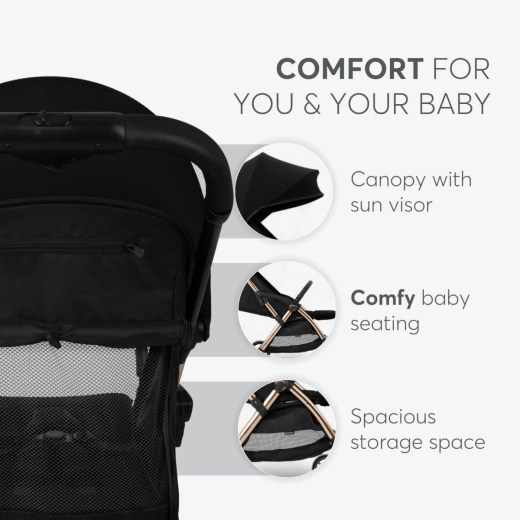 KIKKABOO PUSHCHAIR EDEN BEIGE - Image 8