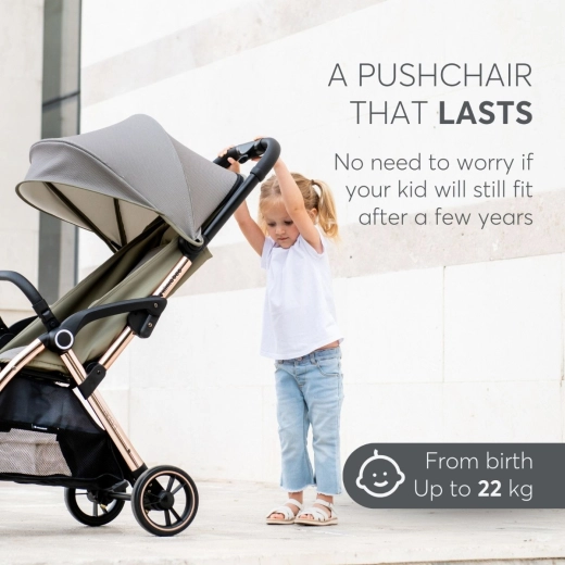 KIKKABOO PUSHCHAIR EDEN BEIGE - Image 9
