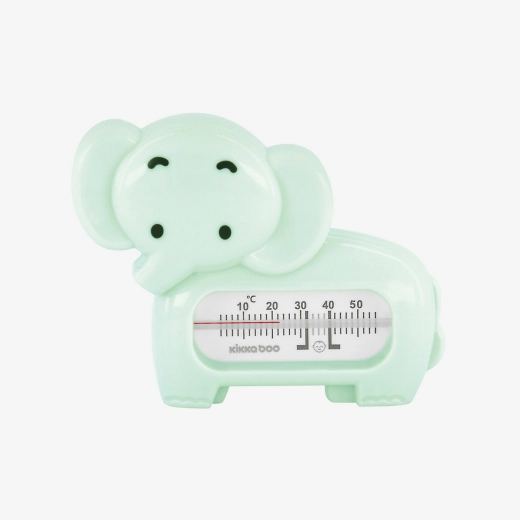 KIKKABOO BATH THERMOMETER ELEPHANT MINT