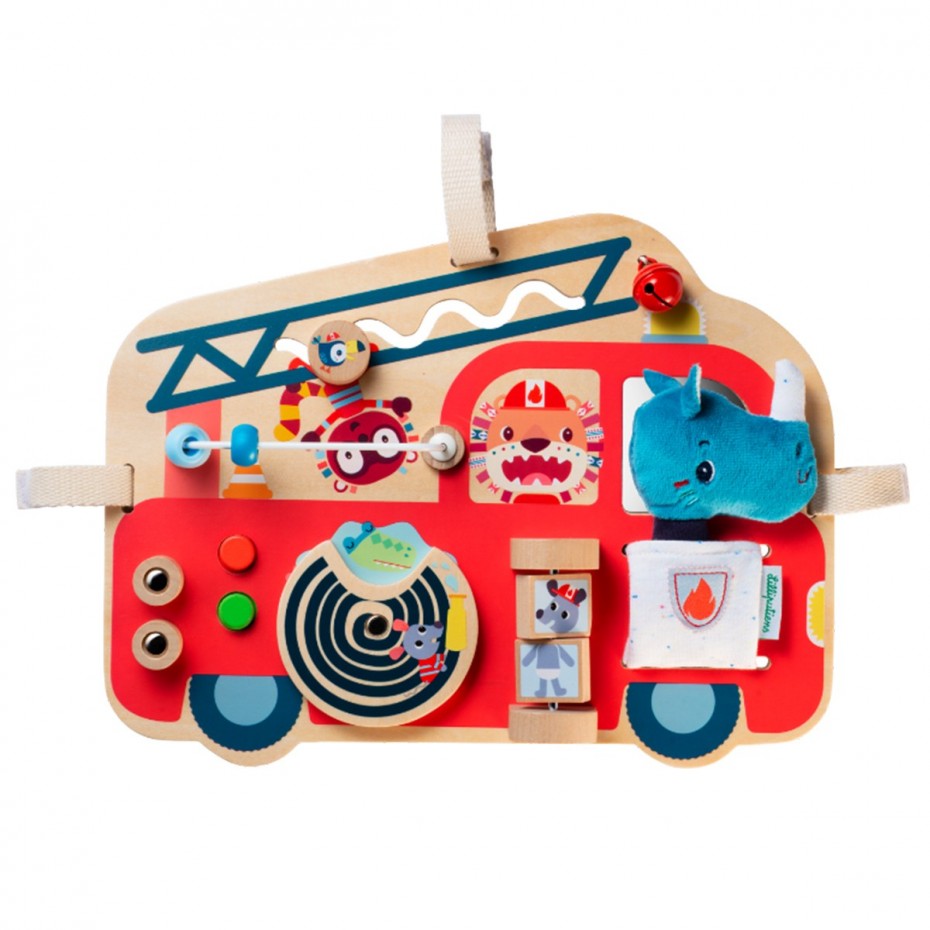 LILLIPUTIENS ACTIVITY PANEL FIRETRUCK
