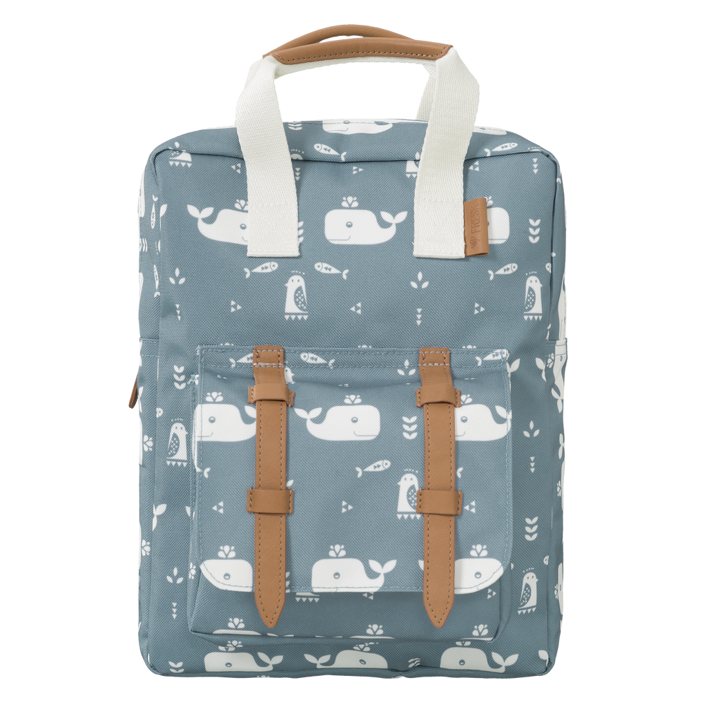 FRESK BACKPACK L WHALE BLUE