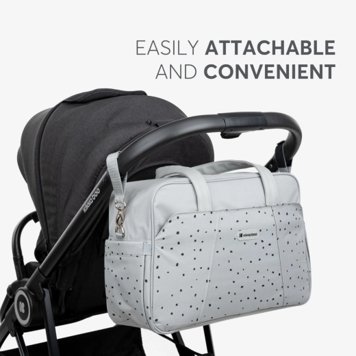 KIKKABOO MAMA BAG CHELSEA DOTS GREY - Image 8