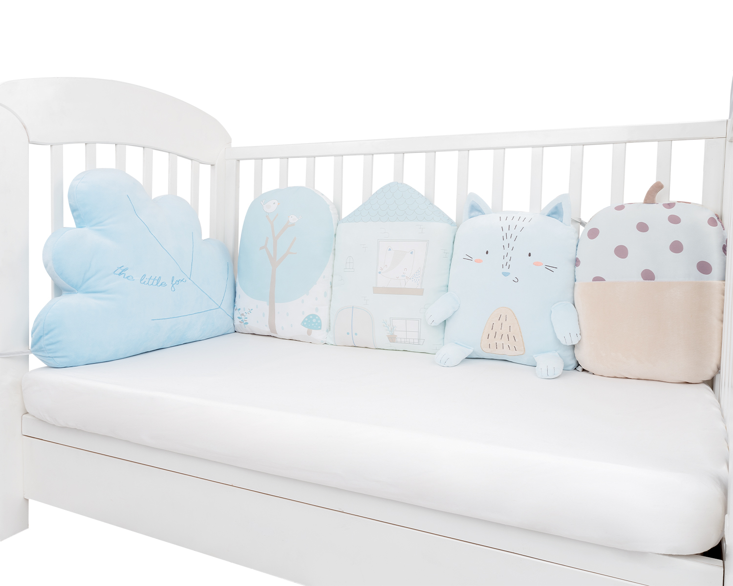 KIKKABOO COT BUMPER PILLOW SET LITTLE FOX