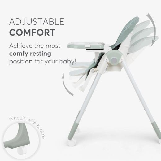 KIKKABOO HIGHCHAIR SPICY LIGHT GREY - Image 4