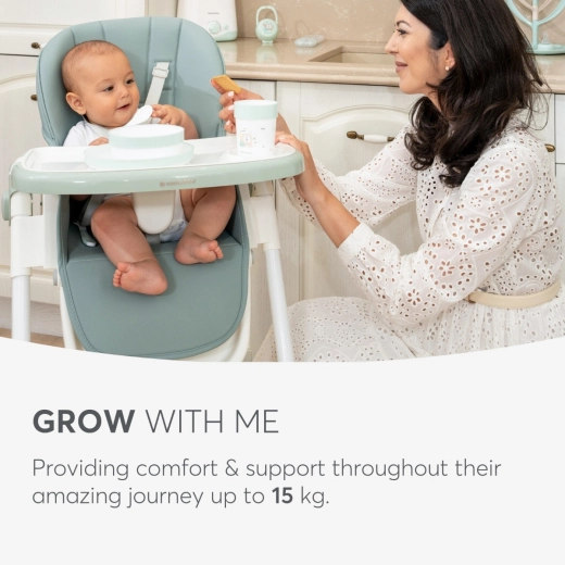 KIKKABOO HIGHCHAIR SPICY LIGHT GREY - Image 6