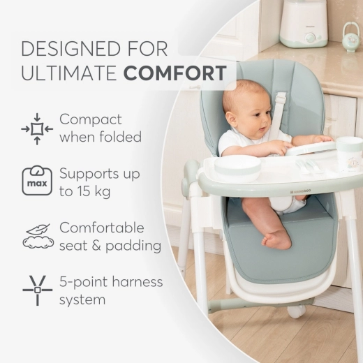 KIKKABOO HIGHCHAIR SPICY LIGHT GREY - Image 8