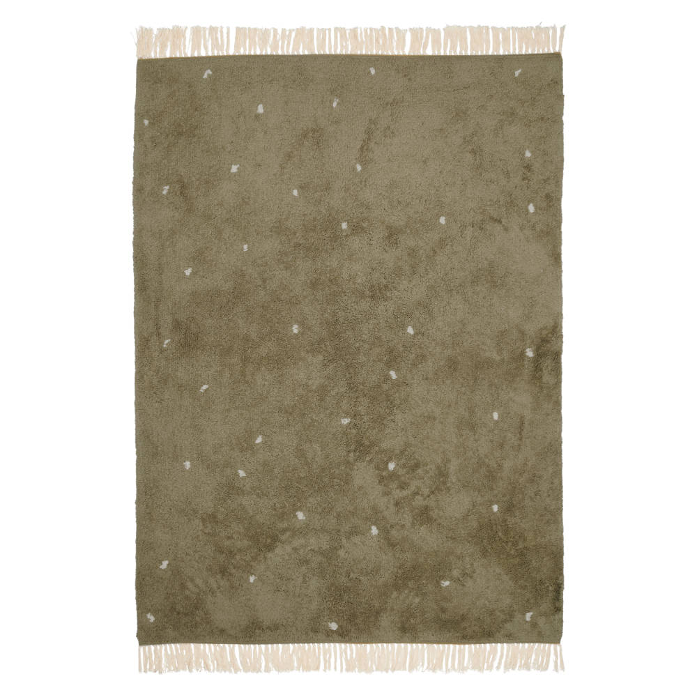 LITTLE DUTCH RUG OLIVE DOT 120*170