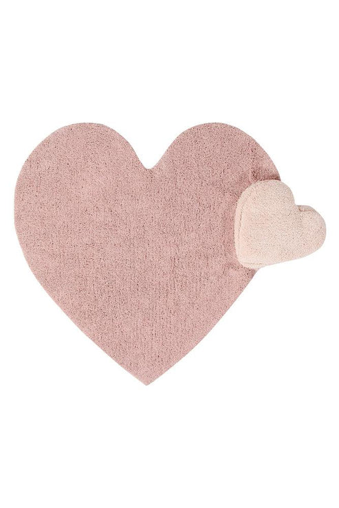 LORENA CANALS RUG PUFFY HEART PINK