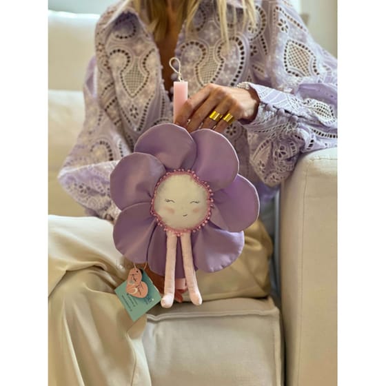 LALAKOOKI Easter candle Lala Doll Daisy Lilac