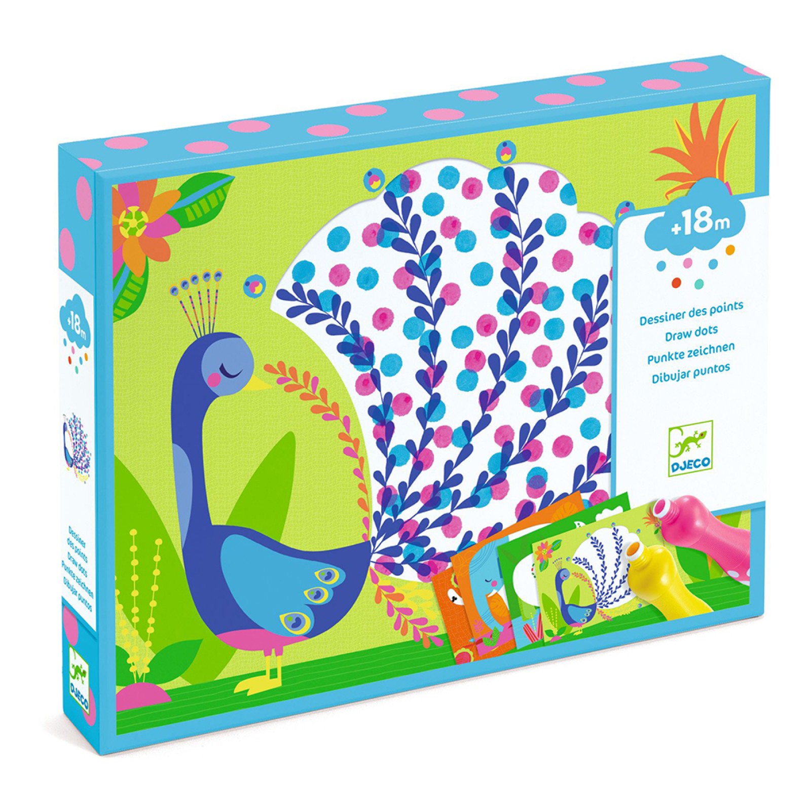 Djeco Draw Dots Set
