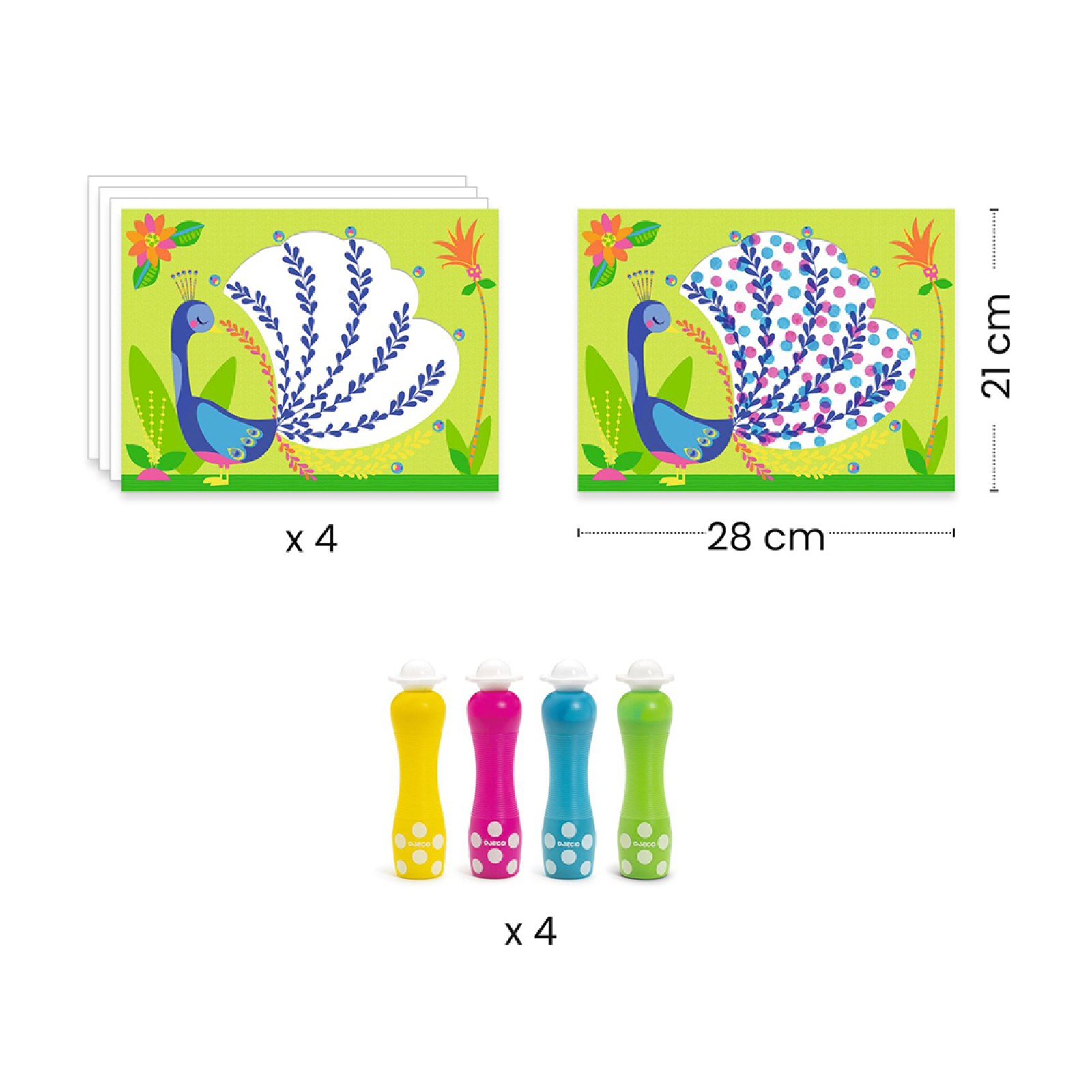 Djeco Draw Dots Set - Image 4