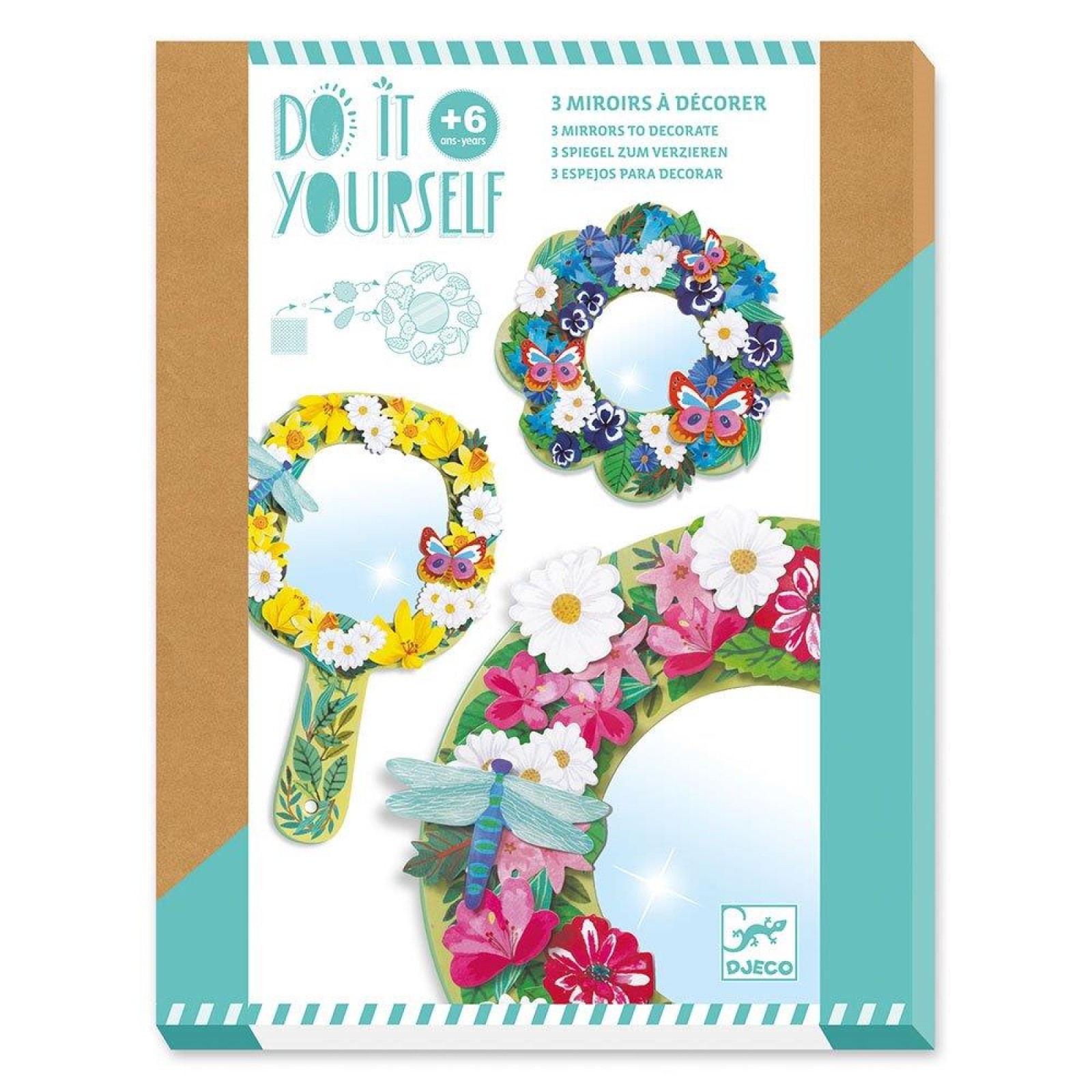 Djeco Design Do it yourself - 3 Mirrors to Decorate