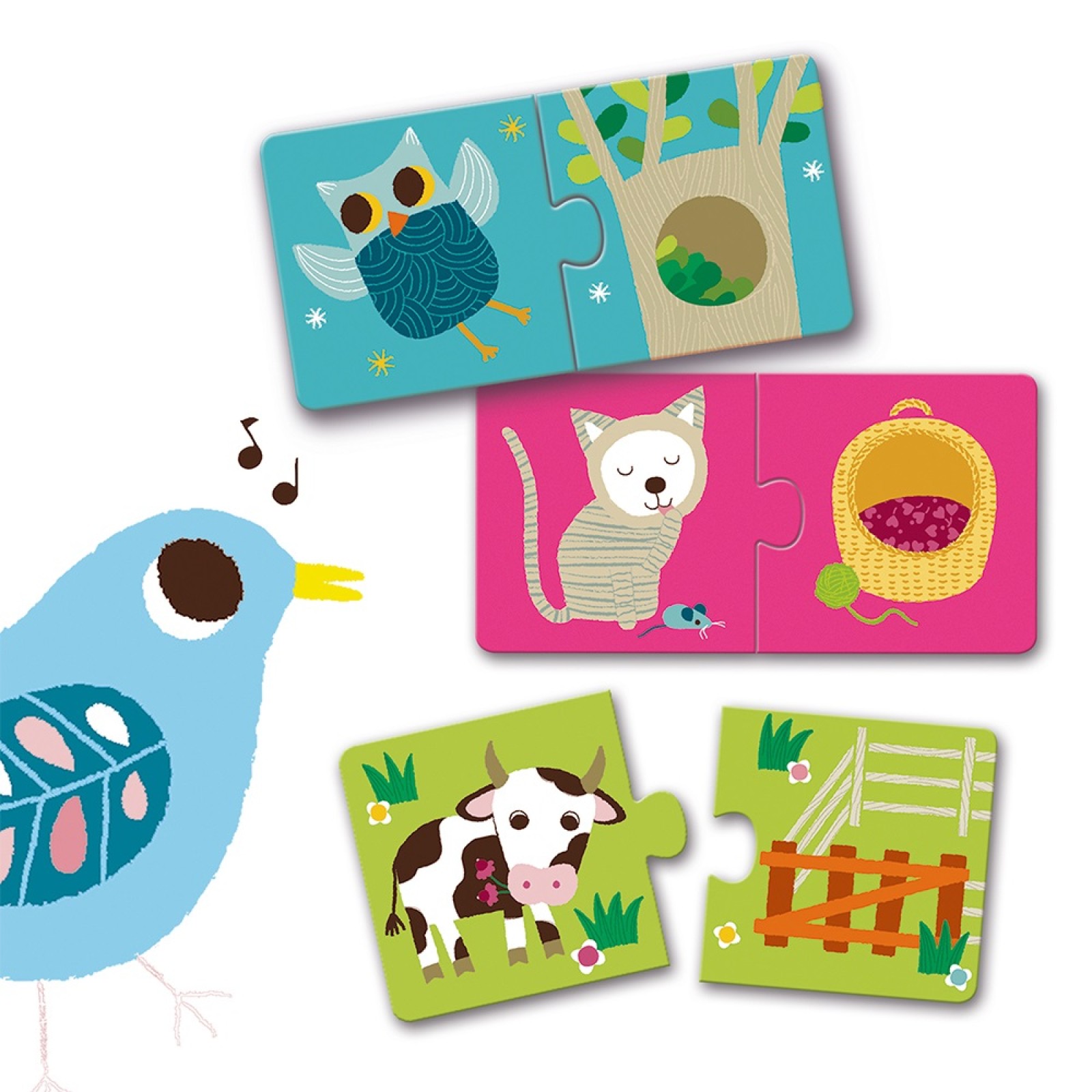 Djeco Puzzle Duo Habitat - Image 2
