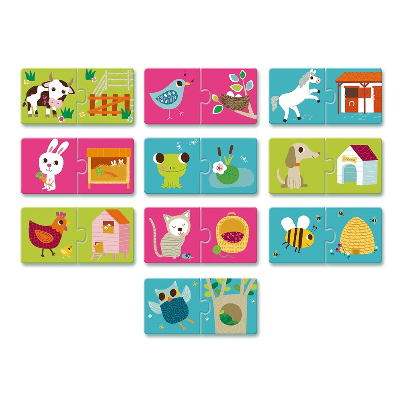 Djeco Puzzle Duo Habitat - Image 3