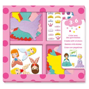 Djeco - Stickers I love princesses