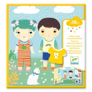 DJECO Removable stickers Clothes