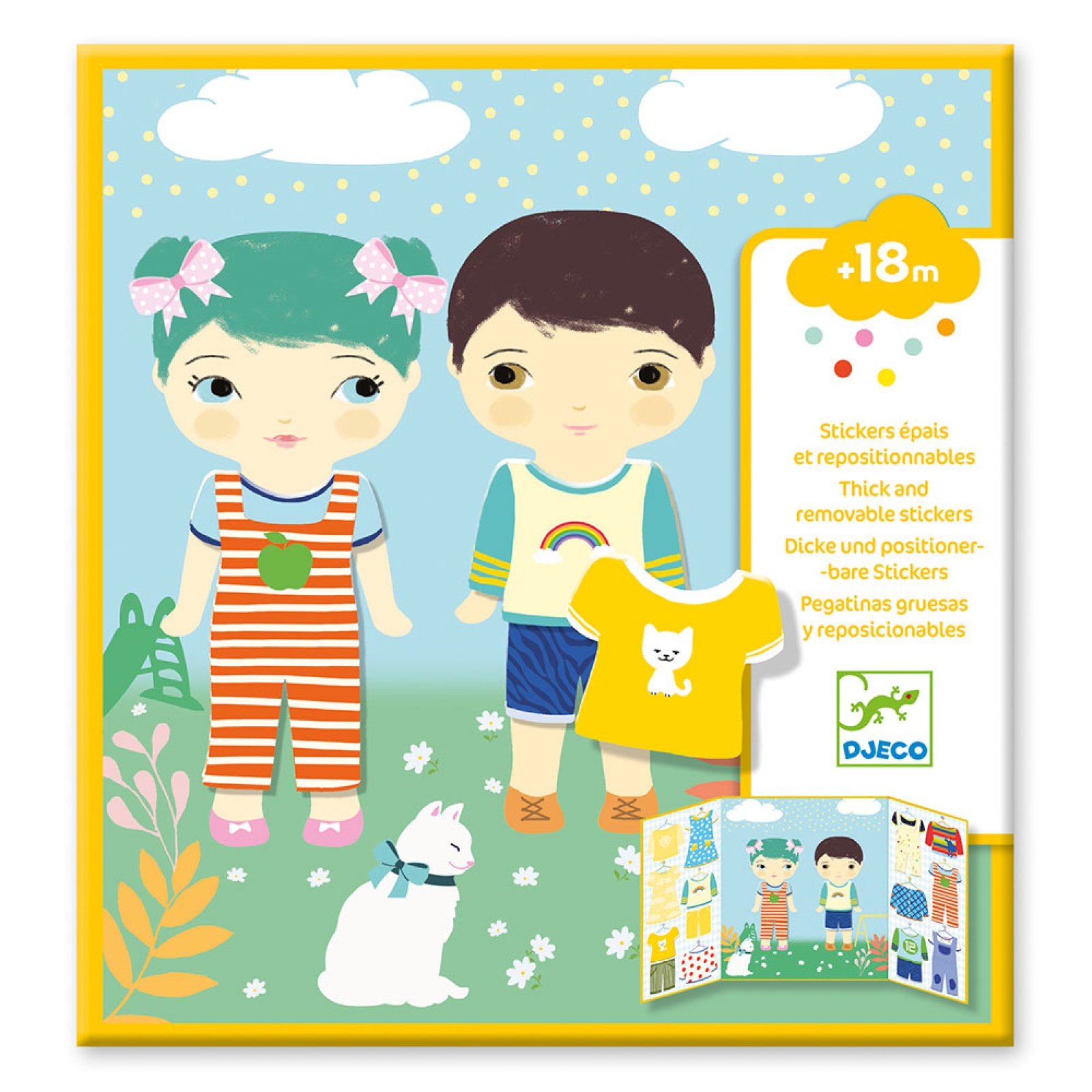 DJECO Removable stickers Clothes