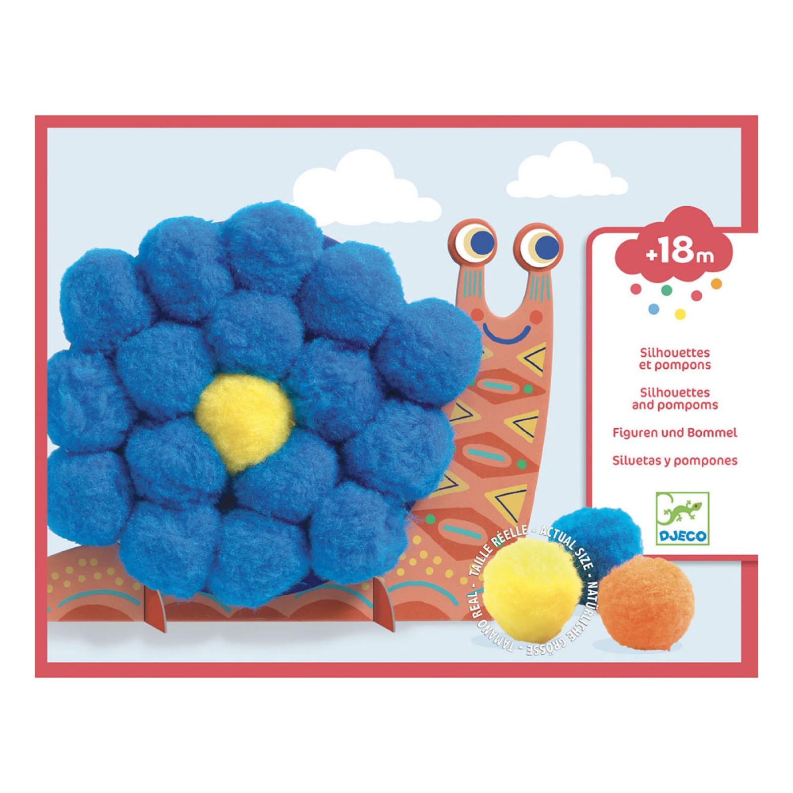 Djeco Silhouettes and Pompoms