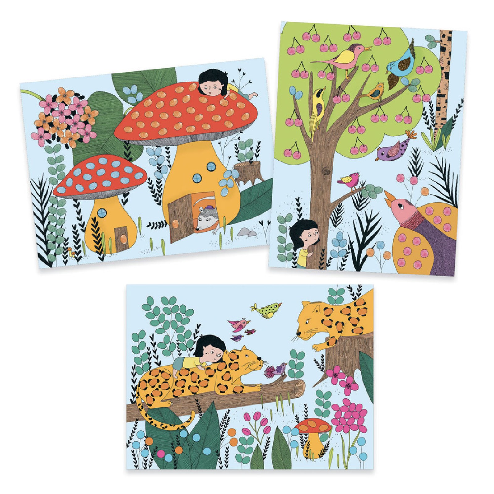 Djeco Finger Painting - Washable - Image 2