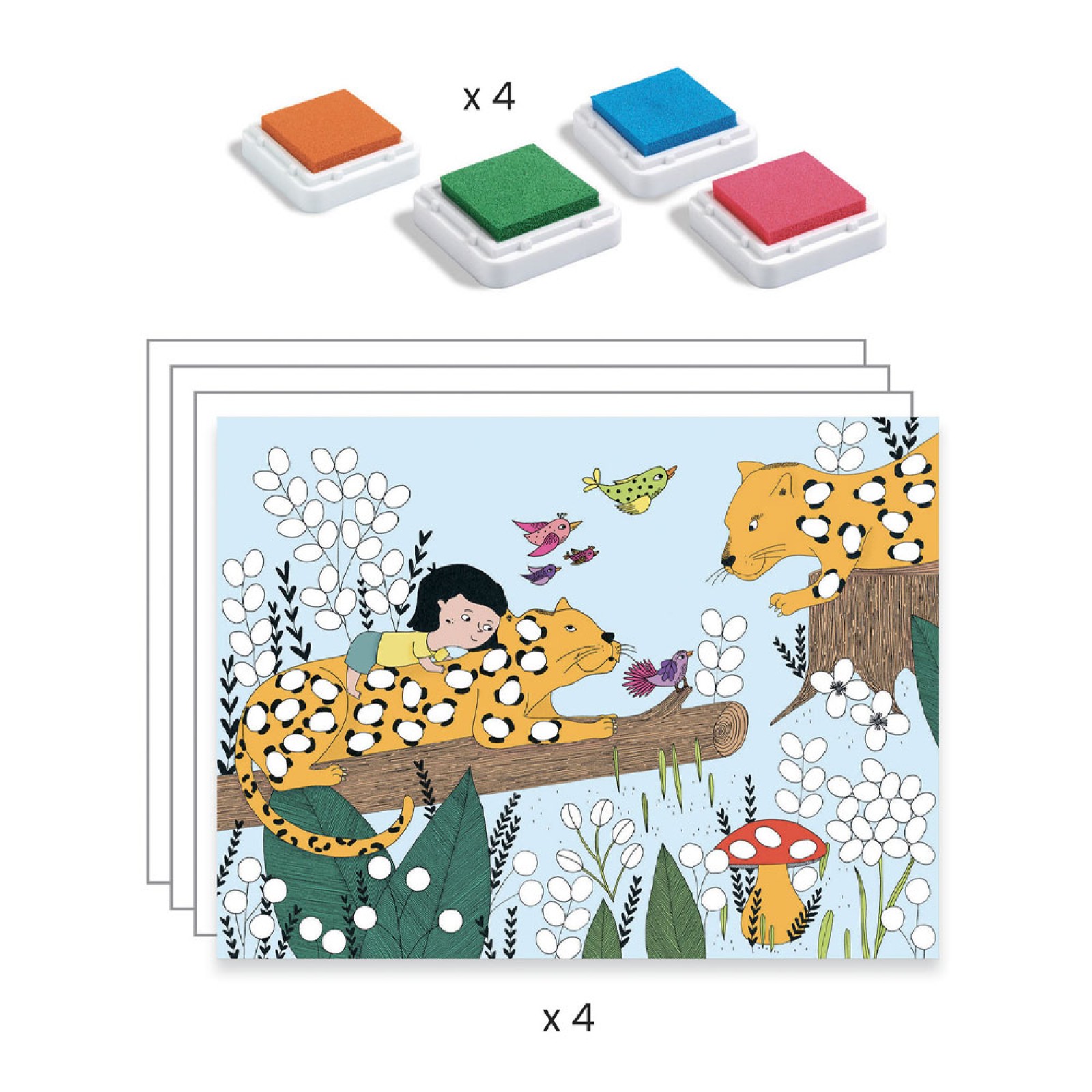Djeco Finger Painting - Washable - Image 3